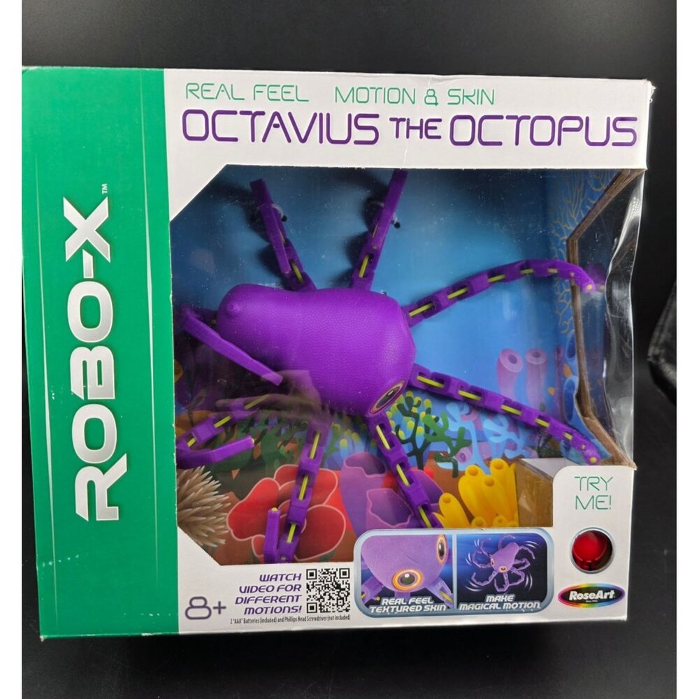 Robo-X Real Feel Octavius The Octopus Interactive Motion Toy For Ages 8+